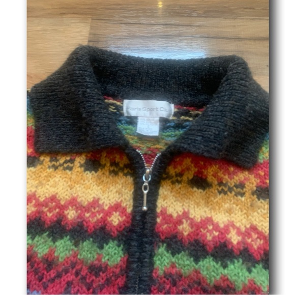 Paris Sport Club Wool-Blend Full Zip Cardigan - Picture 6 of 16